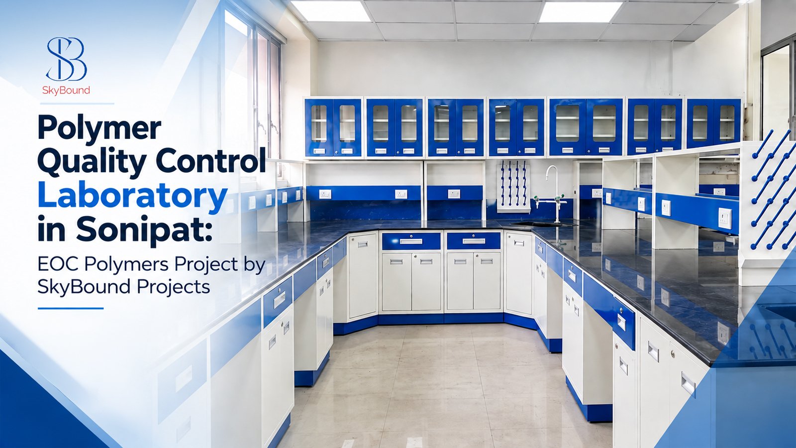 Polymer Quality Control Laboratory setup in Sonipat : EOC Polymers Project by SkyBound Projects